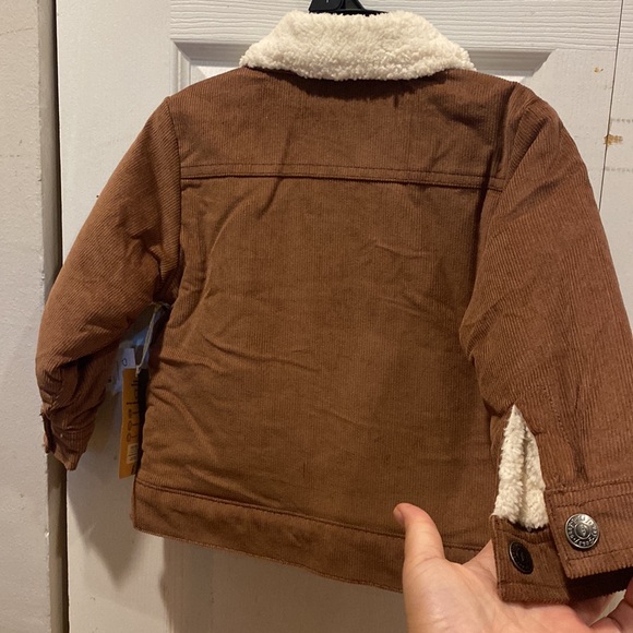 2T brown corduroy coat - Picture 5 of 5